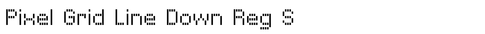 Pixel Grid Line Down Reg S image